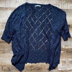 Maurices Short Sleeve Open Front Cardi